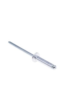 AQSON 3.2mm x 12mm Alloy Rivets, 100 Pack – Rivets for Metal, Blind Rivet, Dome Head Rivet, Aluminium Body and Steel Mandrel Pop Rivets for Tinplate, Metal Fastening, Leather – Push Rivets  - Image 2