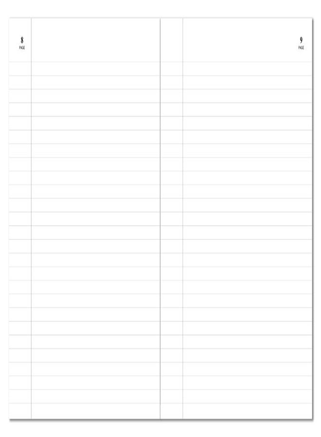 Bookfactory® Exam Book Blue/Blue Test Book (1 Single Book Set) (Ruled Paper Size - 8.5" x 11" - 16 Numbered Pages) Stitched Saddle (Lab-016-7rss (Exam Book)) - Image 3
