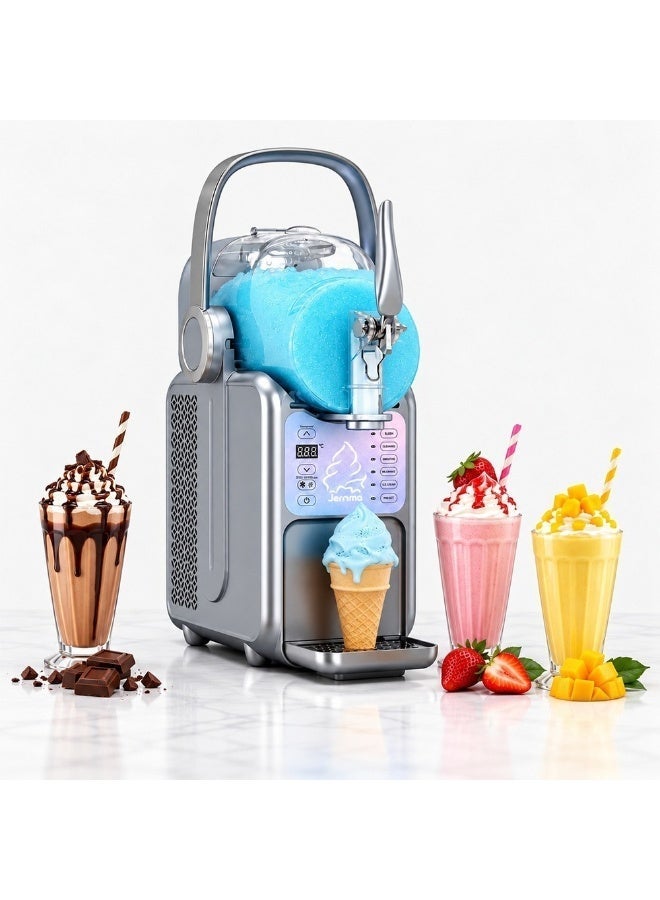 Jeroma Icey Slush and Ice Cream Maker, 6-in-1 Automatic Frozen Dessert Machine for Slush, Smoothies, Frappe and Milkshakes, Digital Display, Auto Cooling, 2.6L Home Use - Image 1