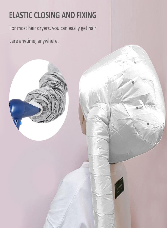 xinxingin 2 Pcs Bonnet Dryer for Curly Hair, Hair Drying Bonnet with Storage Bag, Hairs Dryer Cap for Let Hairs Dry Quickly, Styling, Travel - Image 5