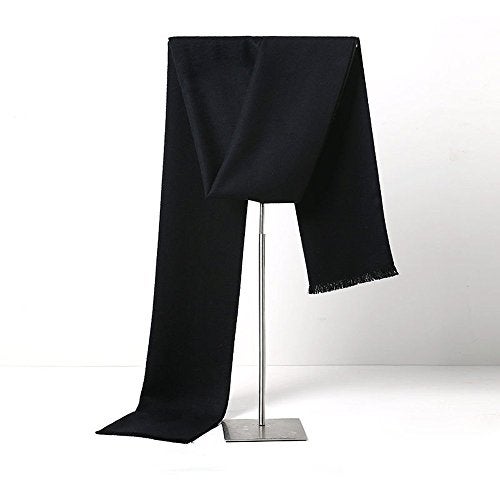 OHAYOMI Mens Scarves Winter Warm Fashion Formal Classic Long Soft Scarf for Men Holiday Gift - Image 2