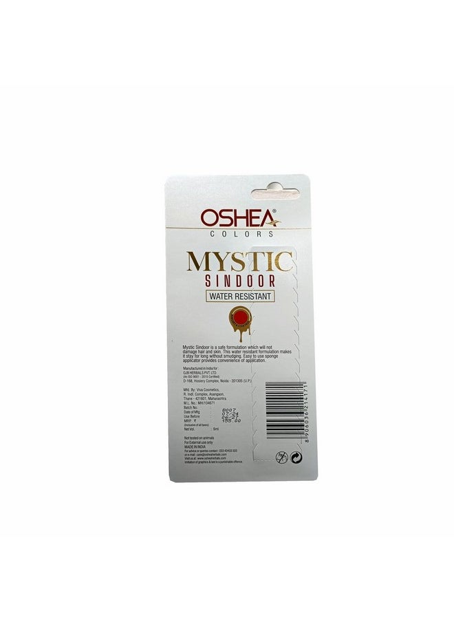 أوشيا هيربالز - طلاء سائل مقاوم للماء والبقع من Oshea Colors Mystic Sindoor | خالٍ من الزئبق والرصاص (لون عنابي) 6 مل - Image 1