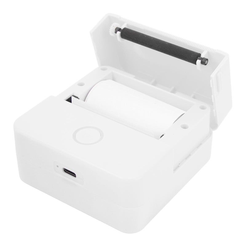 Mini Thermal Printer White: Inkless Environmental Printing, Compact Portable Pocket Printer - Quick Bluetooth Connection, App Enabled Photo & Learning Printer for Kids, On-the-Go Use - Image 3