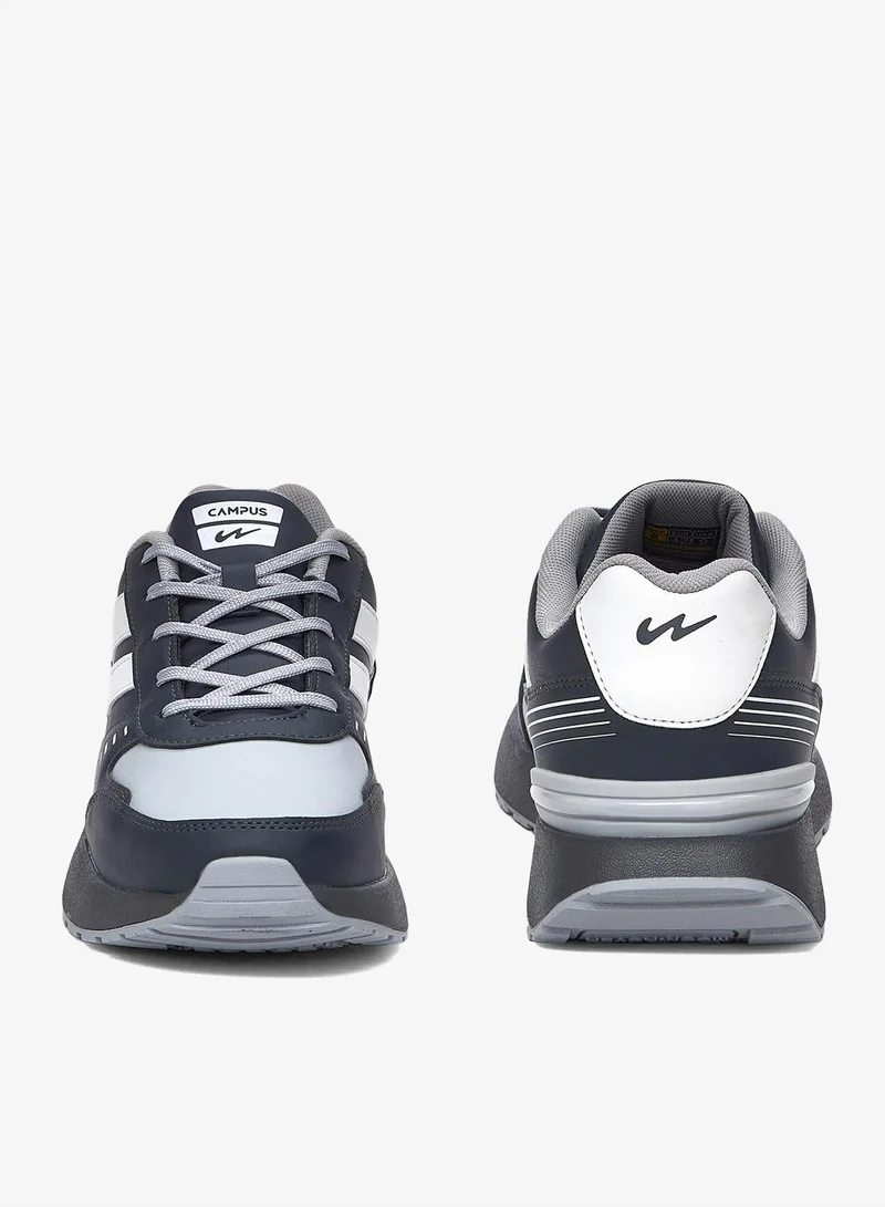 Campus Grey Men's Low-Top Sneakers - Bold Colours With Cloud Like Comfort for Men | Best Price UAE