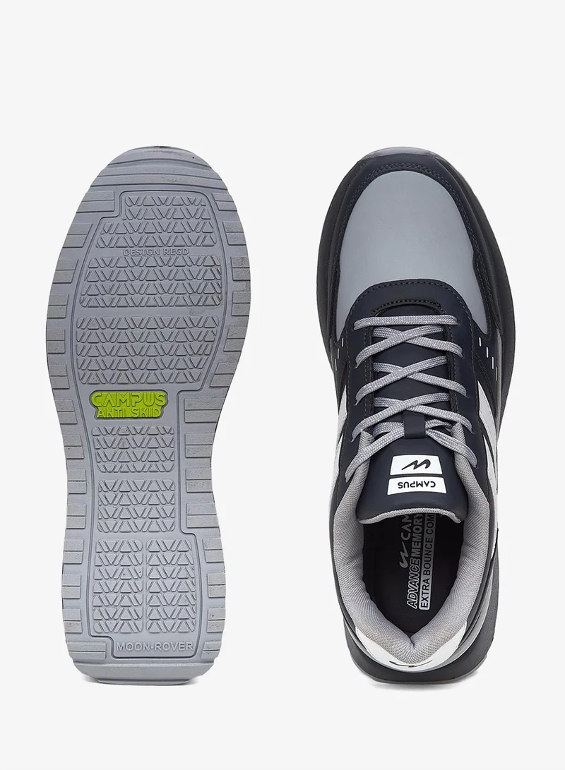 Campus Grey Men's Low-Top Sneakers - Bold Colours With Cloud Like Comfort for Men | Best Price UAE