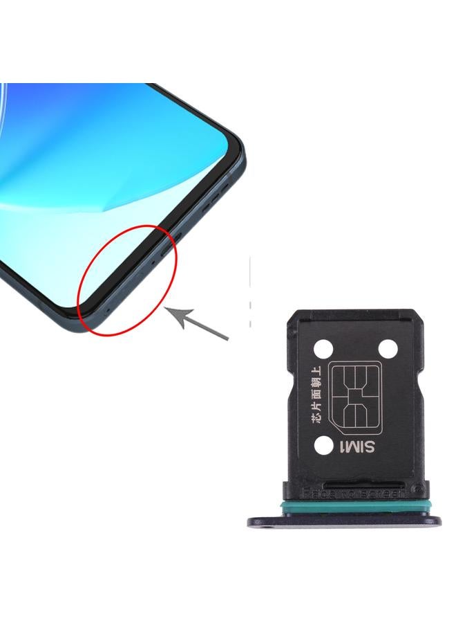 erorex For OPPO Reno6 Z CPH2237 SIM Card Tray + SIM Card Tray (Black) - Image 4