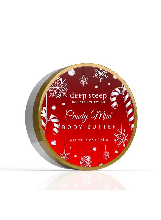 Deep Steep Deep Steep Holiday Body Butter, 7oz (Candy Mint)  - Image 1