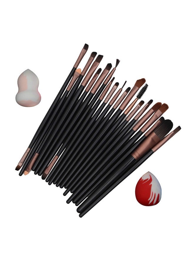 Lifestyle-You 20 Pcs Makeup Brush Set With Free 2 Pcs Beauty Makeup Blenders - Image 1