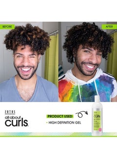 ALL ABOUT CURLS All About Curls High Definition Gel | Crunchless Ultra Hold | Define, Moisturize, De-Frizz | All Curly Hair Types | 15 Fl Oz  - Image 2