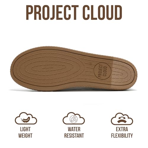 Project Cloud Ballet Flats for Women Comfortable Womens Shoes with Memory Foam Insole & MicroSuede Upper - Mary Jane Shoes Women Footwear - Lightweight Ballerina Womens Flats (Cheers, BRZ,5.5M) - Image 4