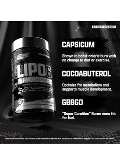 Nutrex Research Lipo 6 Hardcore 60 Capsule  - Image 3