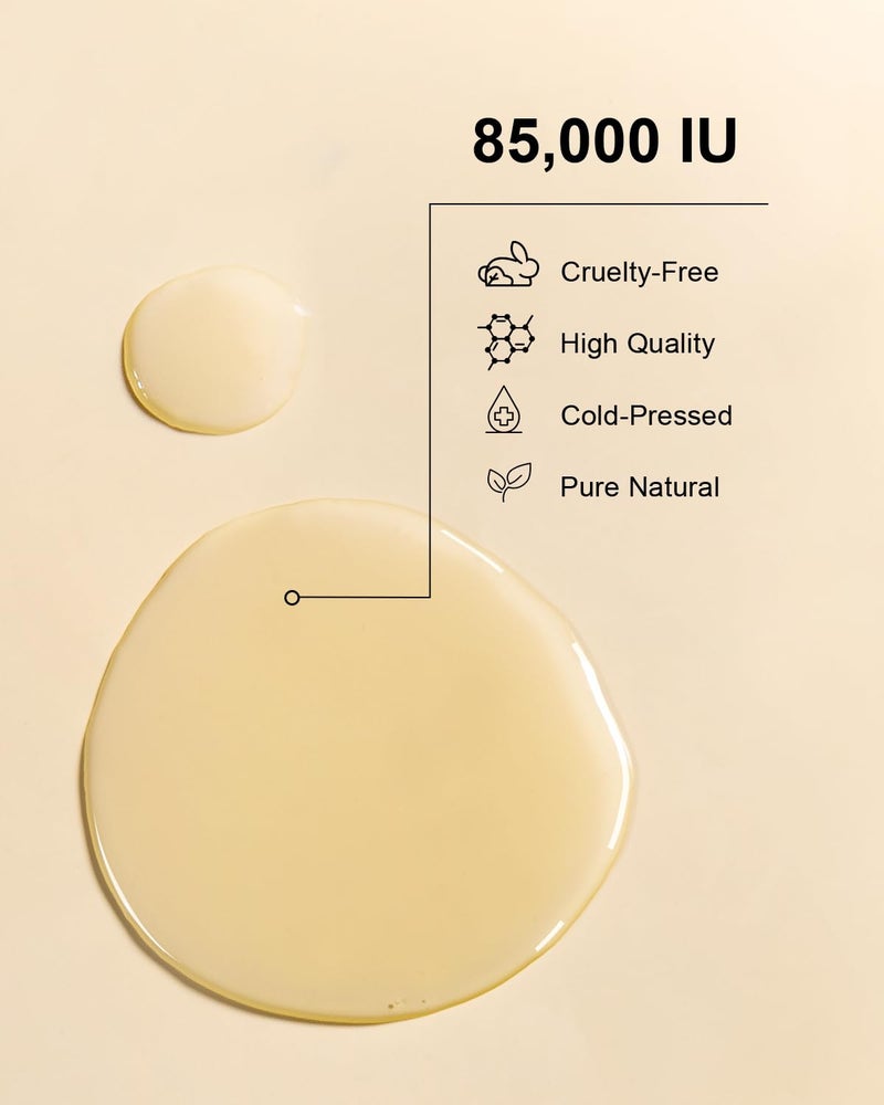 Yoken Vitamin E Oil 16 Fl Oz Organic Vitamin E Oil for Skin 85000 IU Bulk Vitamine oils for Scars HairFaceNailCold Pressed Hexane Free Formula Liquid Perfect Scalp Care Bath and Body oils - Image 5