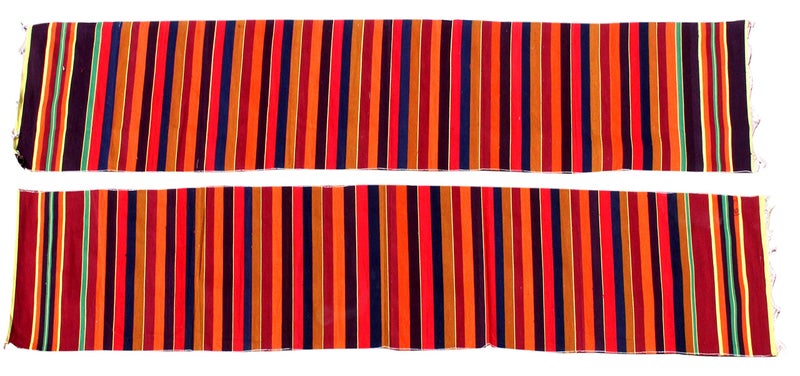 Mandhania Cotton Strips Dining Carpet (Pack of 2, 1.5 x 14.5ft, Multicolor) - Image 5