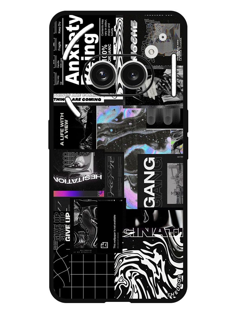 Theodor Protective Case Anti Scratch Shock Proof Bumper Cover For Nothing Phone (2A) Plus - Nothing Phone (2A) Anxiety Being 2 - Image 1