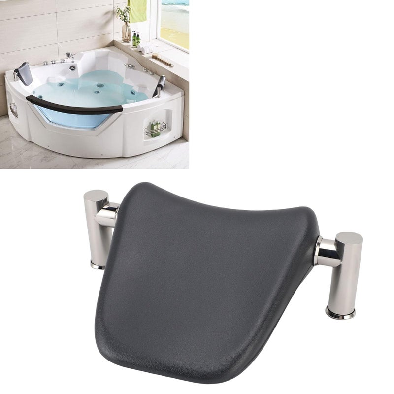 Stainless Steel Bathtub Pillow With Replaceable Bracket Waterproof Anti Slip SPA Bath Headrest - Image 3