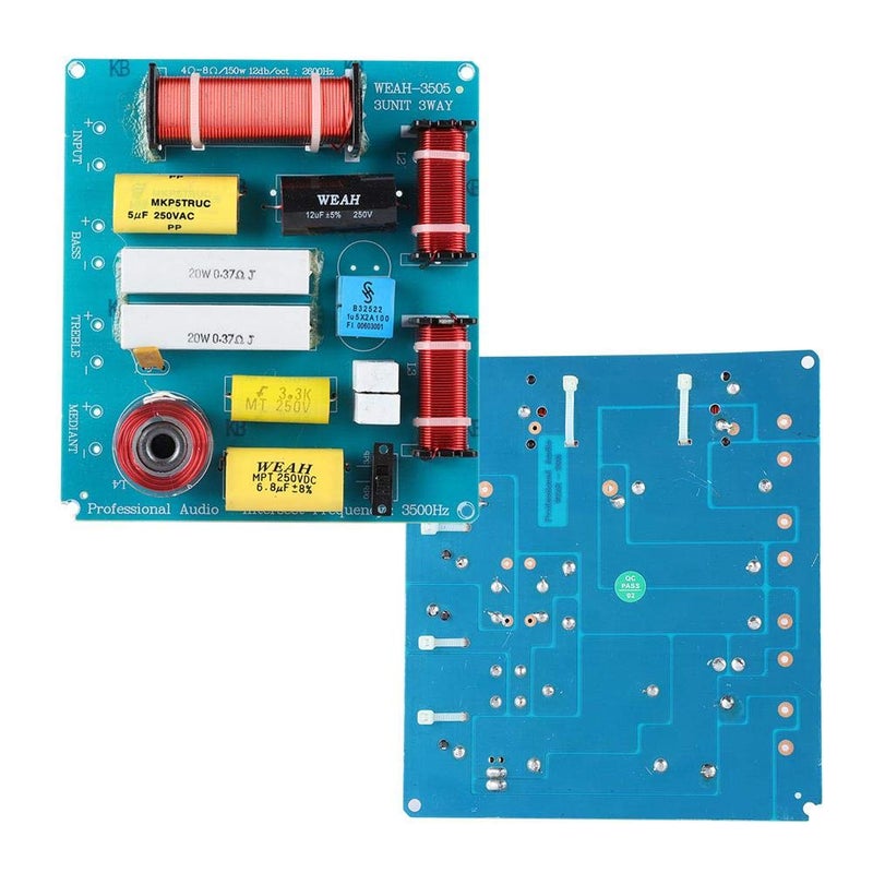 ZERONE زيرون WEAH-3505 مكبر صوت 300 واط مقسم تردد الصوت 3 طرق فلاتر تقاطع مع تريبل وباس قابلين للتعديل - Image 5