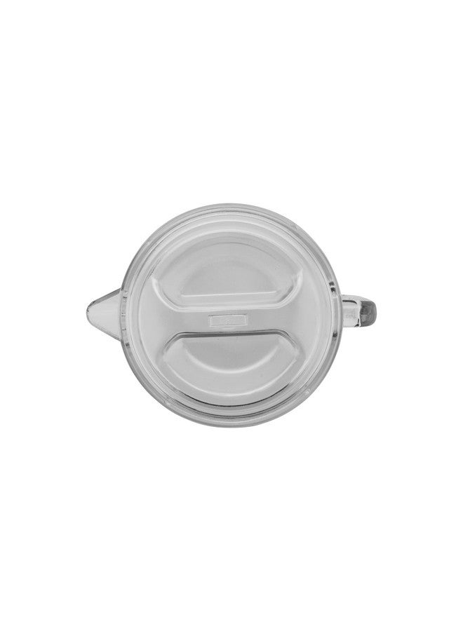 Get G.E.T. P-3064-1-CL-EC Heavy-Duty Shatterproof Plastic 2 Quart Pitcher with Lid, BPA Free (64 Ounce), Clear - Image 2