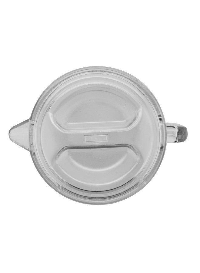 Get G.E.T. P-3064-1-CL-EC Heavy-Duty Shatterproof Plastic 2 Quart Pitcher with Lid, BPA Free (64 Ounce), Clear - Image 5