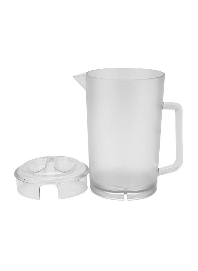 Get G.E.T. P-3064-1-CL-EC Heavy-Duty Shatterproof Plastic 2 Quart Pitcher with Lid, BPA Free (64 Ounce), Clear - Image 4