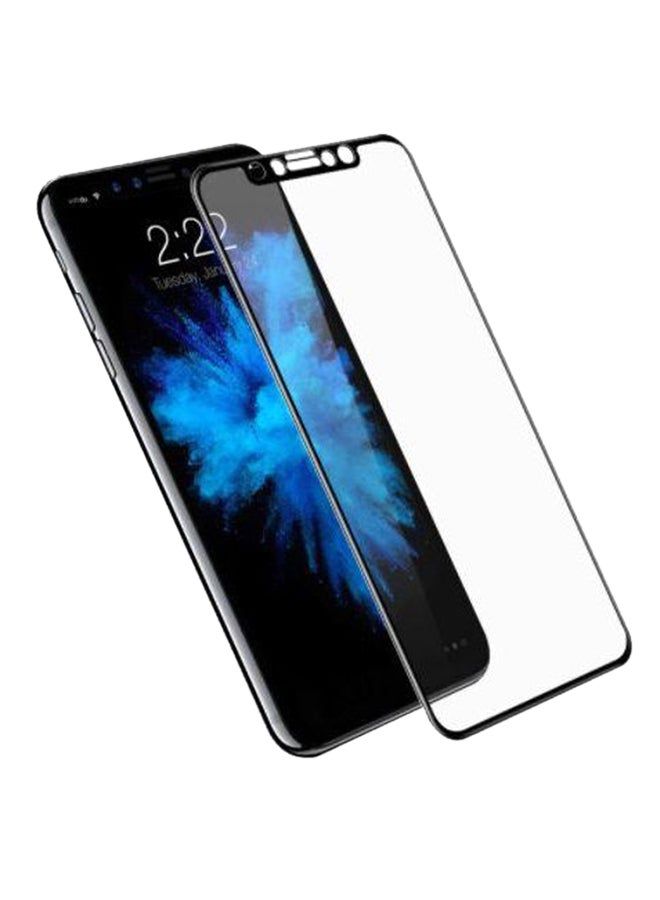 vesus 5D Curved Full Coverage Tempered Glass Screen Protector for iPhone X Black SAPU