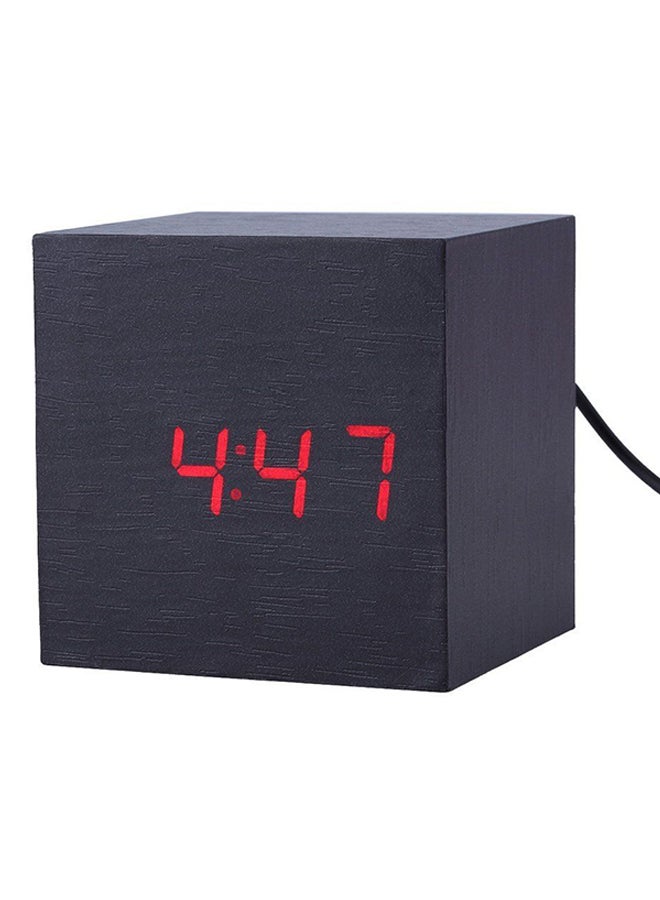 OUTAD Digital LED Alarm Clock Black - Image 2