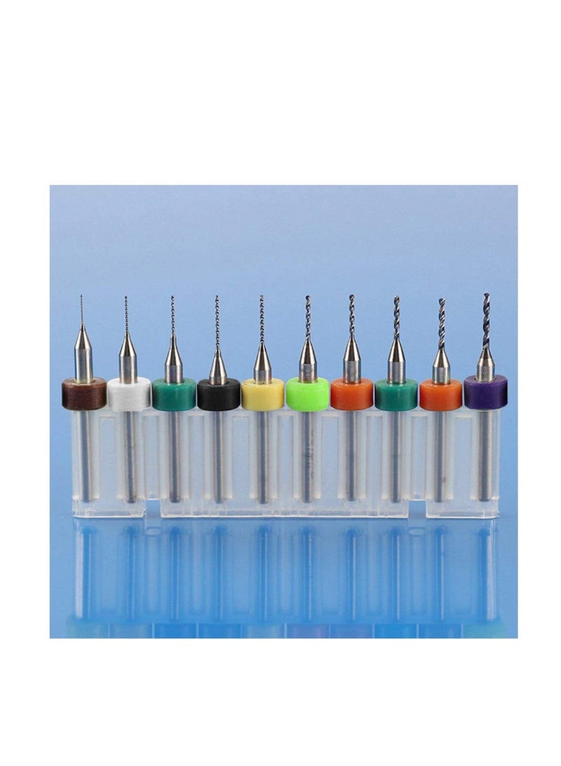 Yakumuz 50pcs PCB Drill Bits Set Yakumuz Spiral Flute Carbide 0.3mm-1.2mm for Print Circuit Board Stone Dremel Jewelry CNC Engraving (5PCS Each) - Image 3