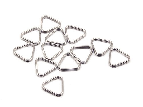 HITHUT 12pcs Camera Accessory Kit Stainless Steel Eyelet Split Lug Triangle Strap Hook for DSLR RF Mirrorless Cameras - Image 3