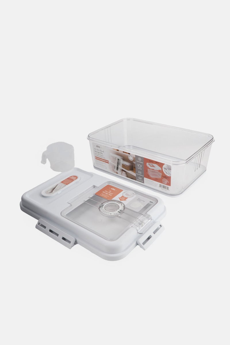 Alta 5L Dry Food Storage Bin, White - Image 3