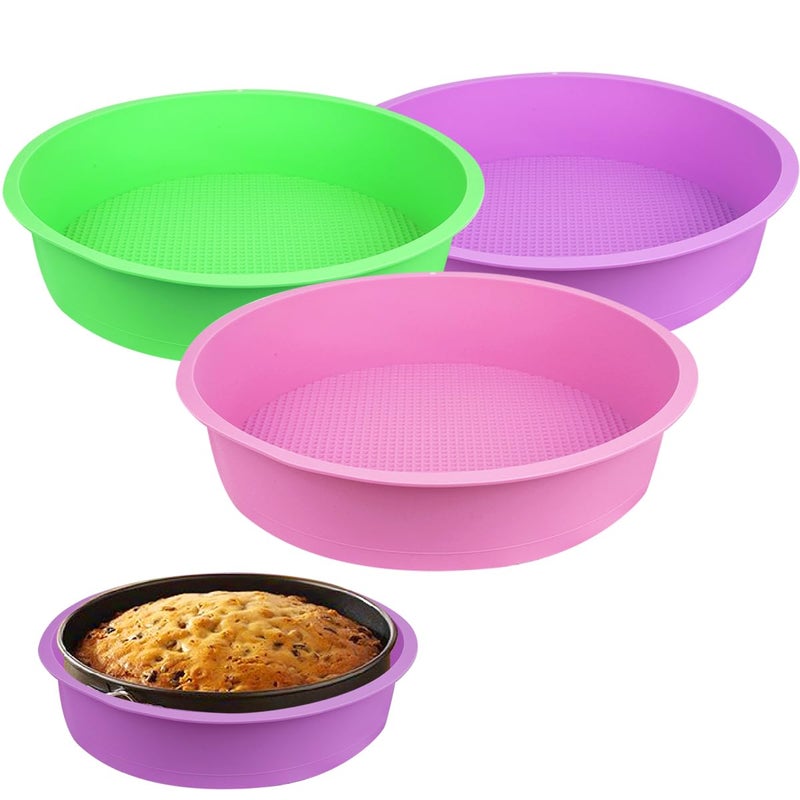 Pkeafc 3 Pack Cheesecake Pan Protector Water Bath Protector For 9Inch And 9.5Inch Round Springform Pan Preventing Water From Entering The Spring Form Pans Protectors - Image 1