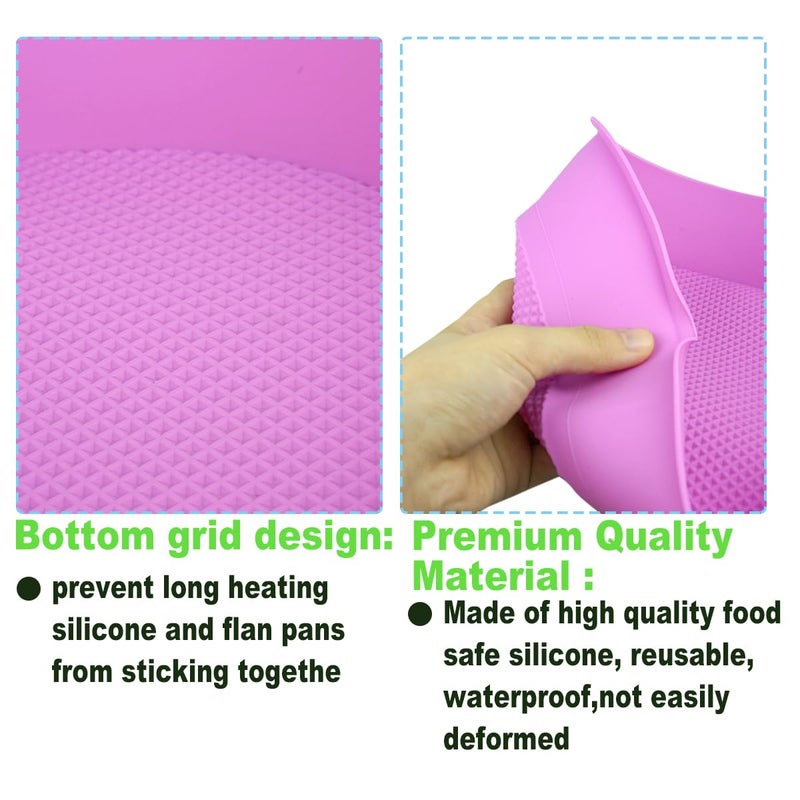 Pkeafc 3 Pack Cheesecake Pan Protector Water Bath Protector For 9Inch And 9.5Inch Round Springform Pan Preventing Water From Entering The Spring Form Pans Protectors - Image 4