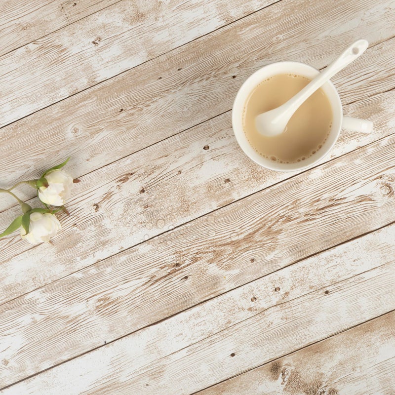 Decoroom Wood Wallpaper Peel and Stick, Shiplap Self Adhesive Contact Paper for Cabinets and Drawers, Removable Wood Grain Wall Paper Easy to Clean 17.7"Ã—118" - Image 4