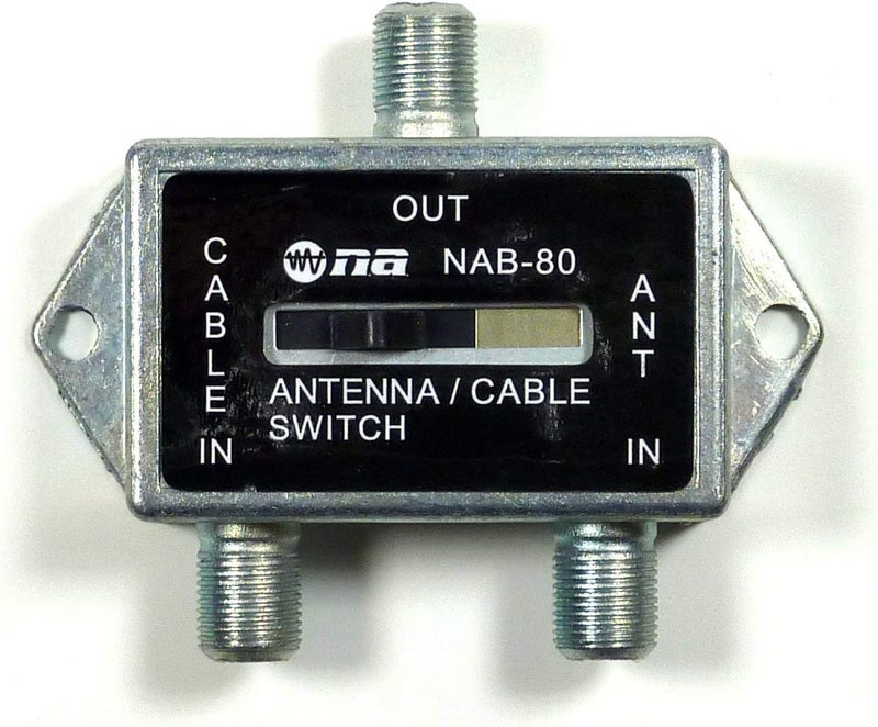 Coaxial A/B Game Antenna Cable TV CATV Switch