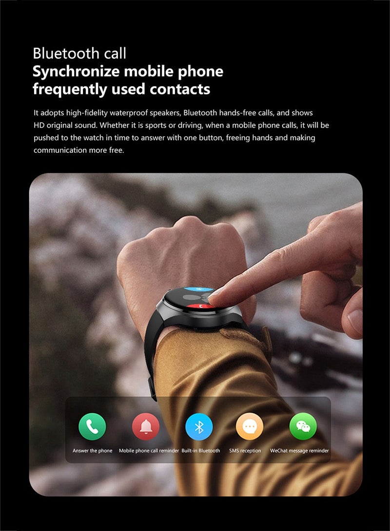 gejian Watch 4 Smart Watch 1.53-inch Large Screen Smart Heart Rate and Sleep Bluetooth Fitness Watch Smart Call Tracker Watch  - Image 5