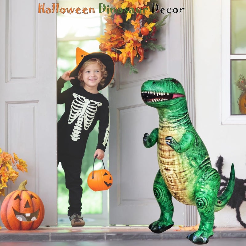 Jet Creations Inflatable T-Rex Dinosaur Toy - 37 Inch Tall Tyrannosaurus for Parties and Decorations - Image 2