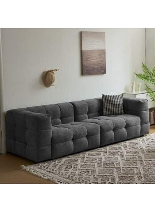 Poppins HOME Luxury Leather Sofa Set â€“ Modern Modular Sectional for Living Rooms (LIGHT GREEN, 2 SEATER) - Image 5