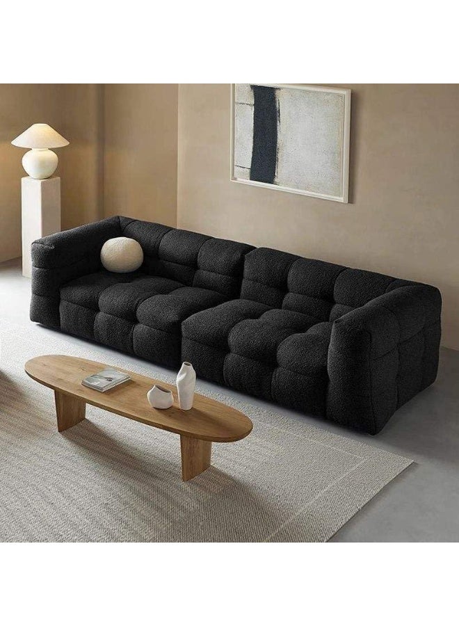 Poppins HOME Luxury Leather Sofa Set â€“ Modern Modular Sectional for Living Rooms (LIGHT GREEN, 2 SEATER) - Image 2