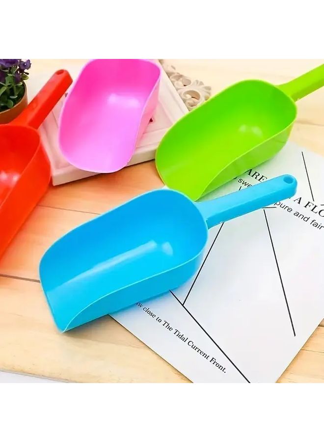 1 قطعة مغرفة بلاستيكية متعددة الأغراض عشوائية اللون للمطبخ للأرز والفشار والدقيق - Image 5