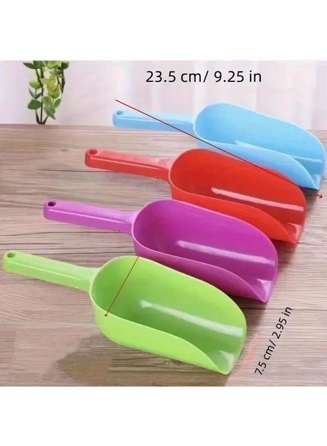 1 قطعة مغرفة بلاستيكية متعددة الأغراض عشوائية اللون للمطبخ للأرز والفشار والدقيق - Image 3