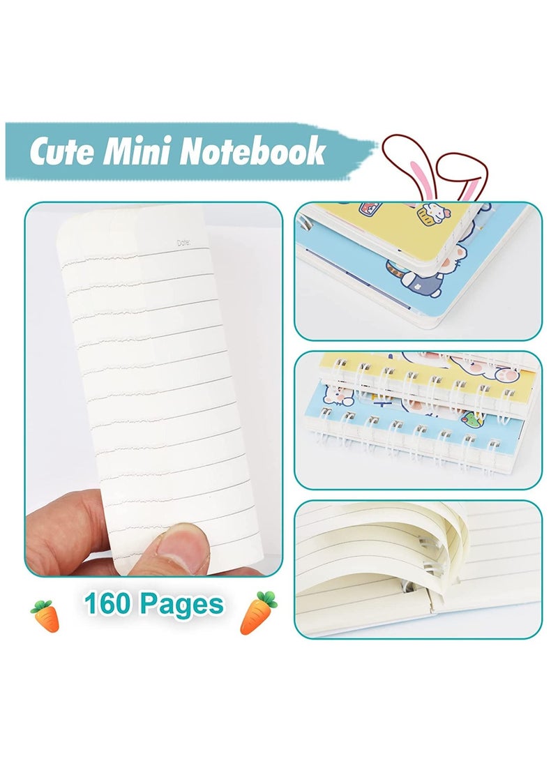 KASTWAVE Funny Bear Ears Notebook, KASTWAVE Kawaii Small Teddy Bear Rabbit Notepad Journal, Girls Diary, School Composition Book, Birthday Party Supplies - Image 4