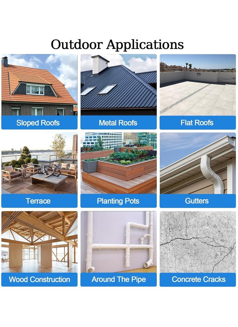 ASTOUND Waterproof Glue For Roof LeakageTransparent Waterproof Glue With Brush Adhesive  - Image 4