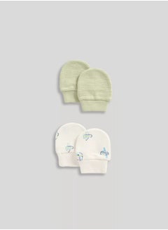 mothercare Baby Mittens - 2 Pack  - Image 1