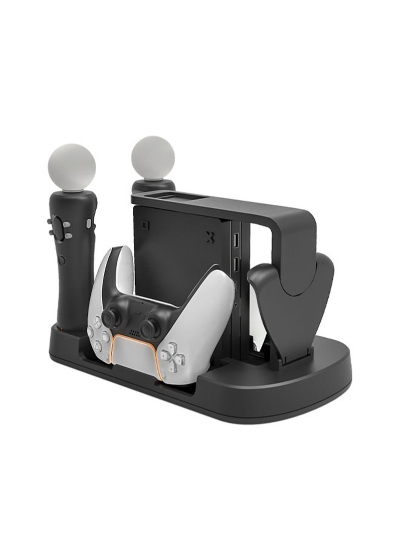iplay Multifunction Controller Charging Dock and PS VR Display Stand for PS5 Black - Image 1