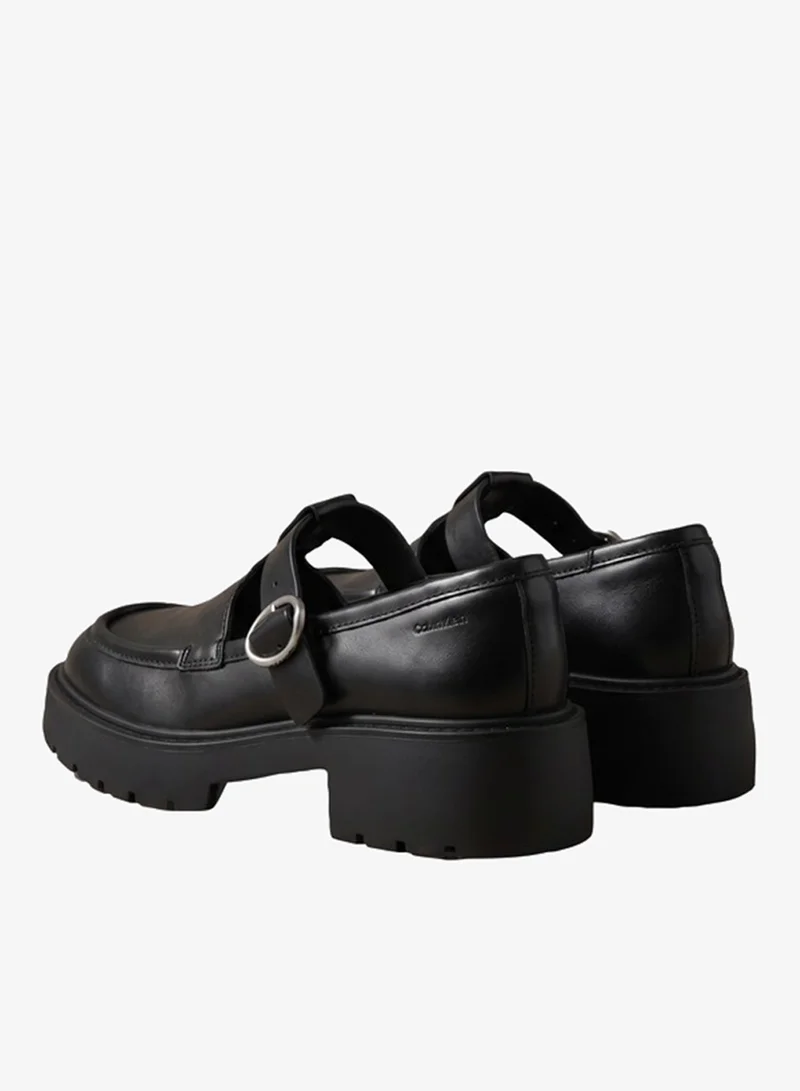 Calvin Klein  CK Bold - Leather Mary Jane Loafers for Women | Best Price UAE