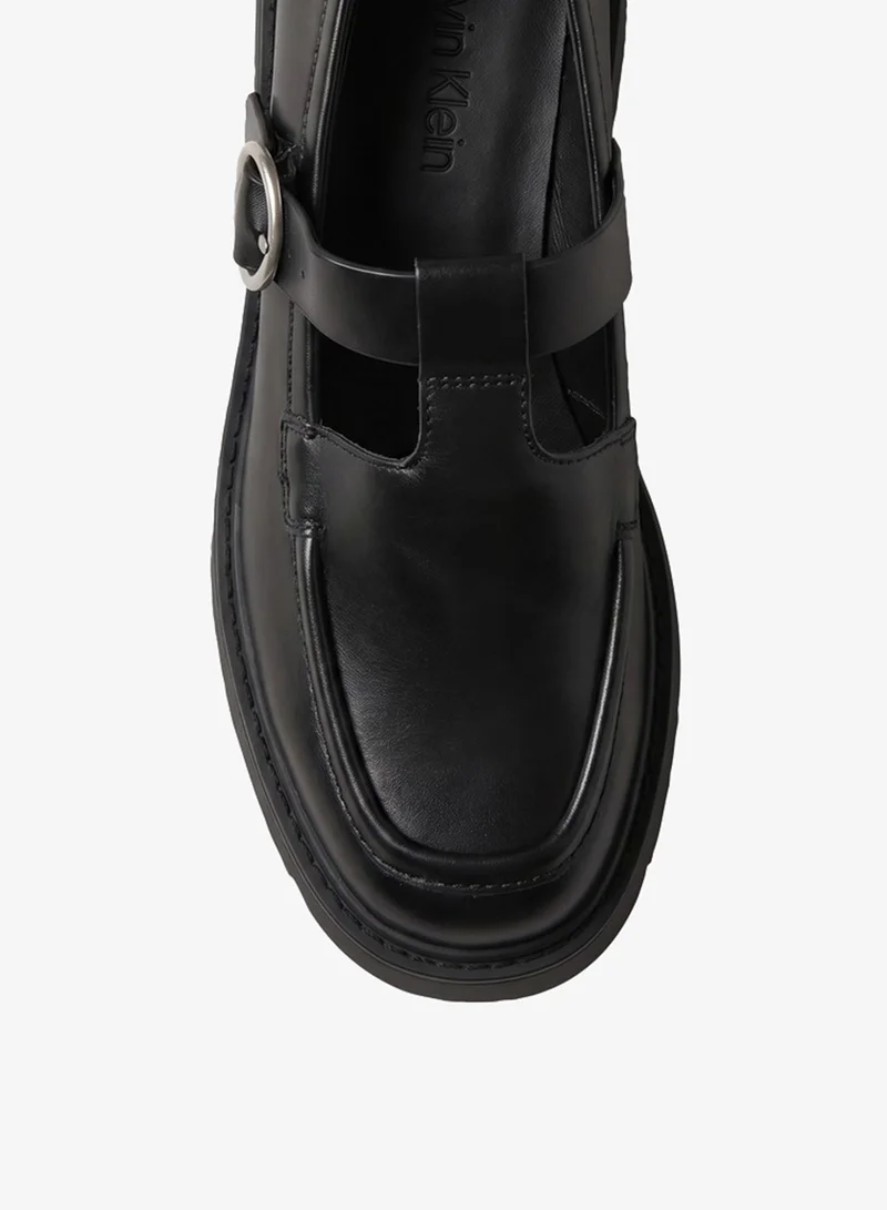 Calvin Klein  CK Bold - Leather Mary Jane Loafers for Women | Best Price UAE