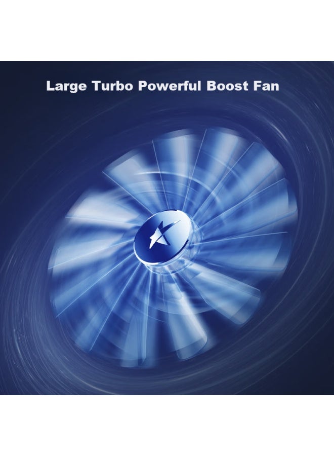 ICE COOREL Kurei Bingzun A10 Laptop Cooling Pad, Aluminum Alloy Computer Desk Stand, Desktop Riser, Adjustable Speed Exhaust Fan Cooling Plate, Suitable For Apple, Lenovo, Huawei - Image 4