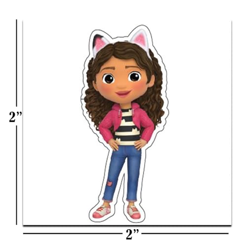 DreamWorks Gabby's Dollhouse Tattoos Party Favors Bundle ~ 72 Perforated Individual 2" x 2" Gabby's Dollhouse Temporary Tattoos for Kids Boys Girls (Gabby's Dollhouse Party Supplies) - Image 2