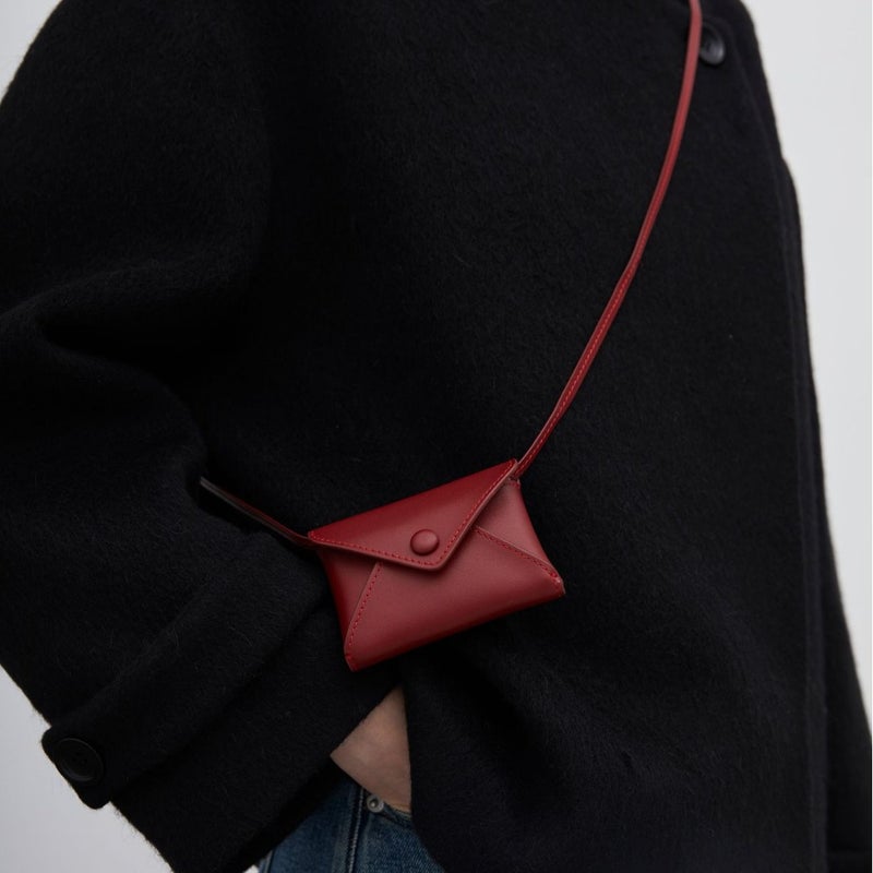 Fashionable Item! Row Style Beanie Bag Women'S Mini Waist Bag Genuine Leather Design With Cross-Body Armpit Card Holder - Image 2