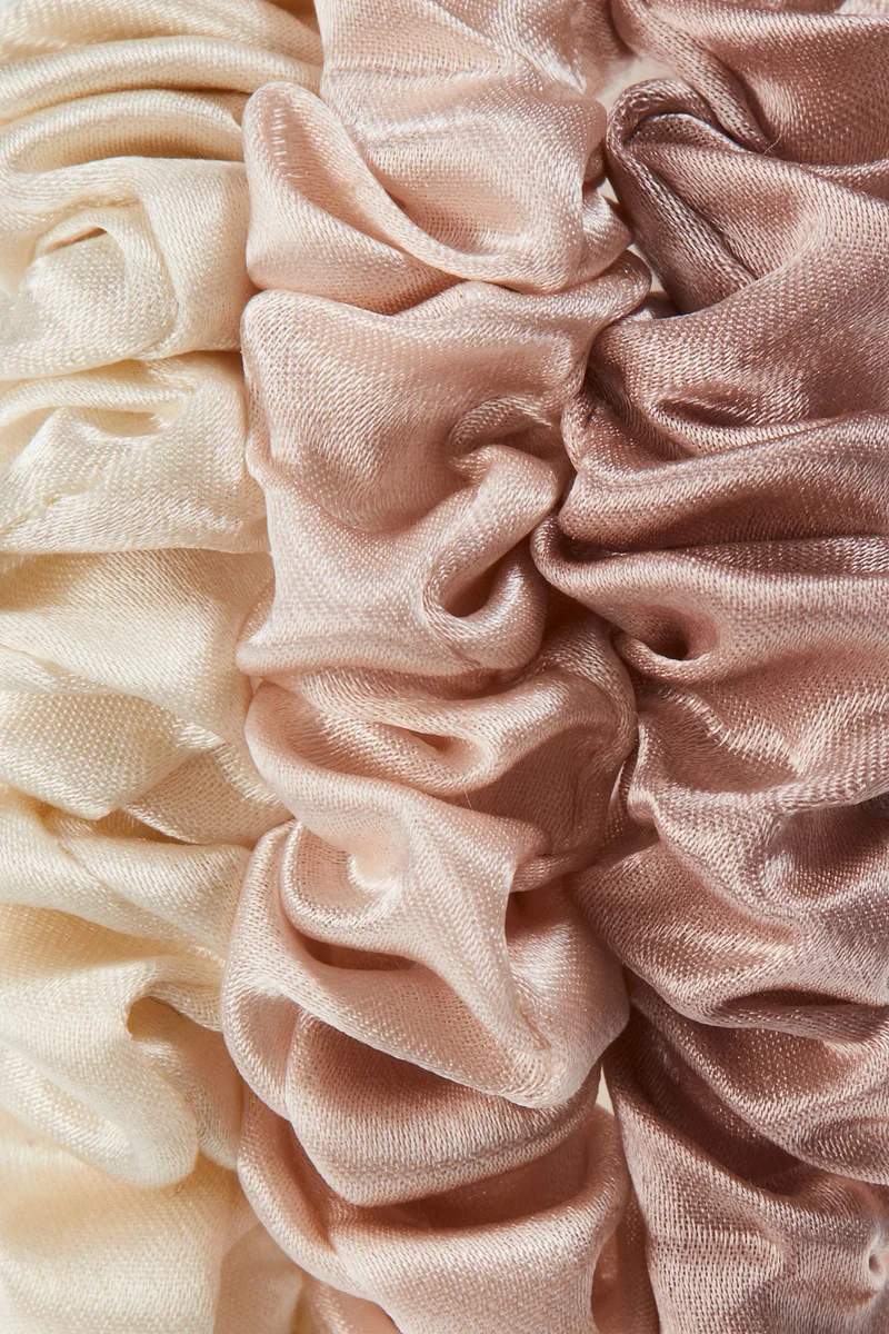 H&M 3-pack silk scrunchies