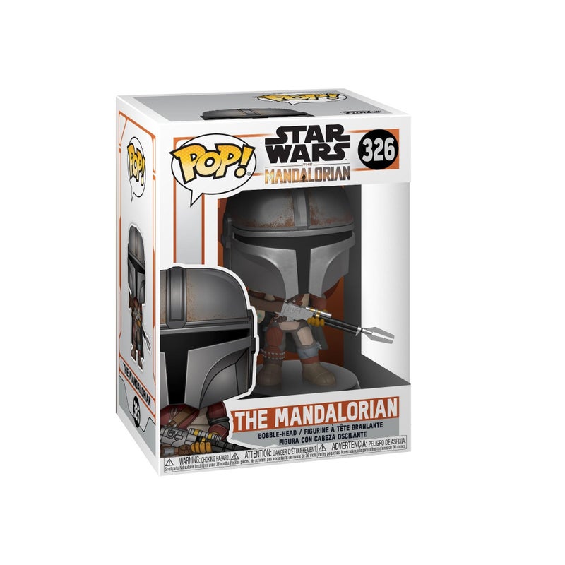 Funko Pop Star Wars The Mandalorian The Mandalorian Vinyl Bobblehead - Image 3