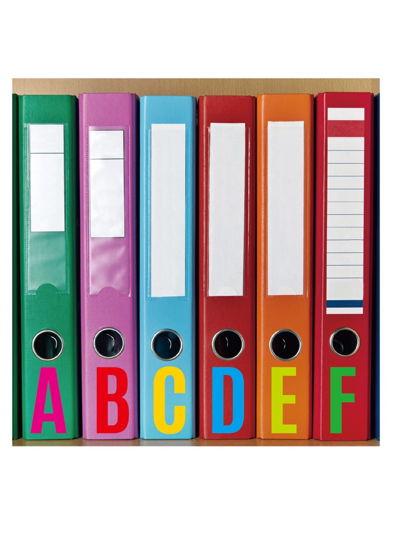 NOVOLAN Colorful Alphabet Sticker Set 24 Sheets, Letter Sticker Set Color Hardcover Waterproof Self-Adhesive Logo Mailbox Car Number Symbol Sticker, High-Resolution Printing for Clear Visibility - Image 4